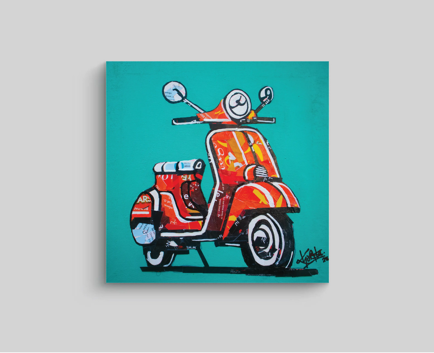 Scooter II - 30x30cm