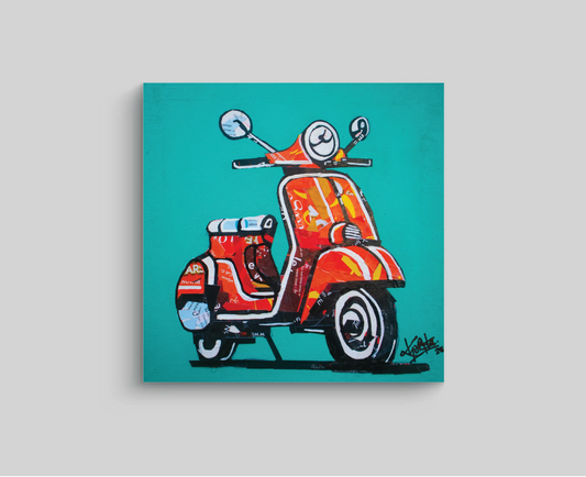 Scooter II - 30x30cm